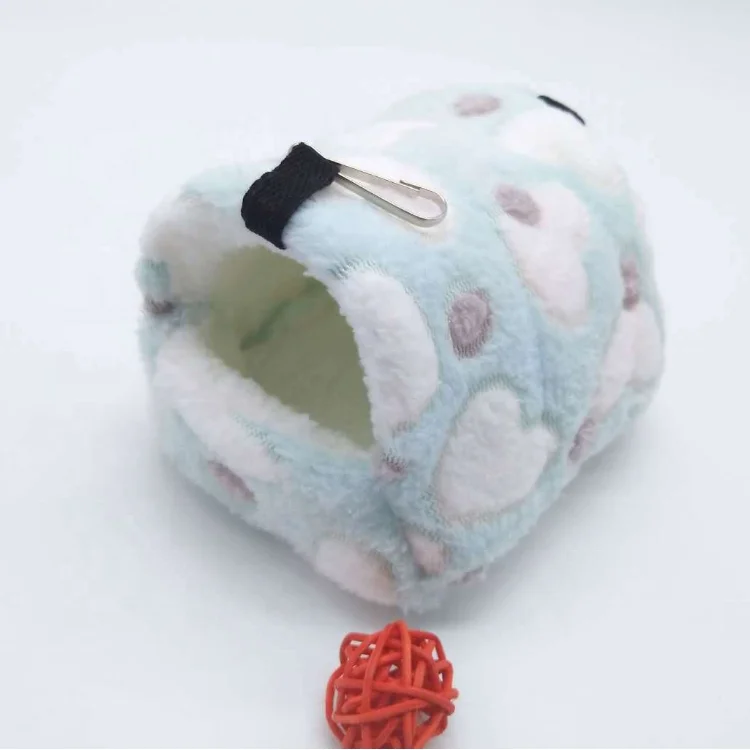
Lambswool Coral Fleece Hanging Warm Cotton Guinea Pig Nest Rat House Bedding Hamster Bed 