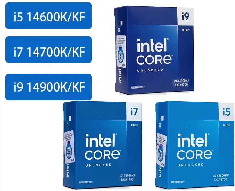 Hot Sell Core Processor i9 14900k CPU FCLGA1700 Socket 20 Core Gaming Cpu i7 Processors (14th gen)