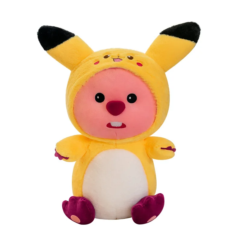 Kawaii Manufacturer Design Cute Stuffed pp Cotton Plush Toy Soft Figure Stuffed Kids Plush Doll Beaver Animal Toy for Gifts
