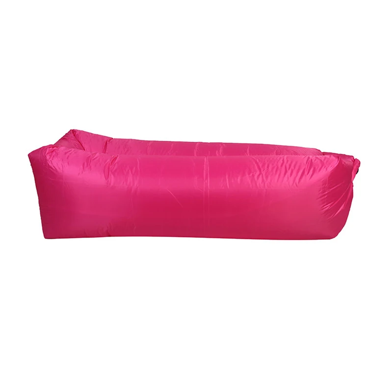 210T Waterproof Polyester Air Lounge Sofa Bed Inflatable Summer Sleeping Bag Chair for Adults and Children
