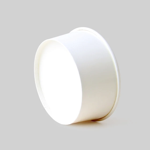 16oz/25oz/32oz/36oz/42oz/50oz Biodegradable Eco friendly White Salad Paper Bowl with Paper Lid
