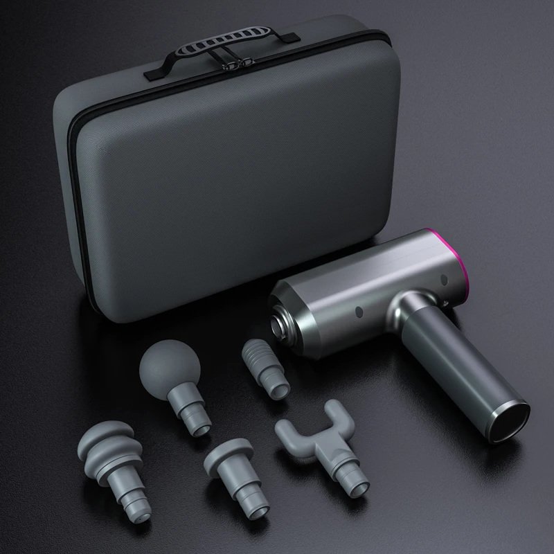 Wholesale 30 Speeds Deep Tissue Vibration Massage Gun Cordless Muscle Massage Gun with 24V Rechargeable Battery for Body Massage