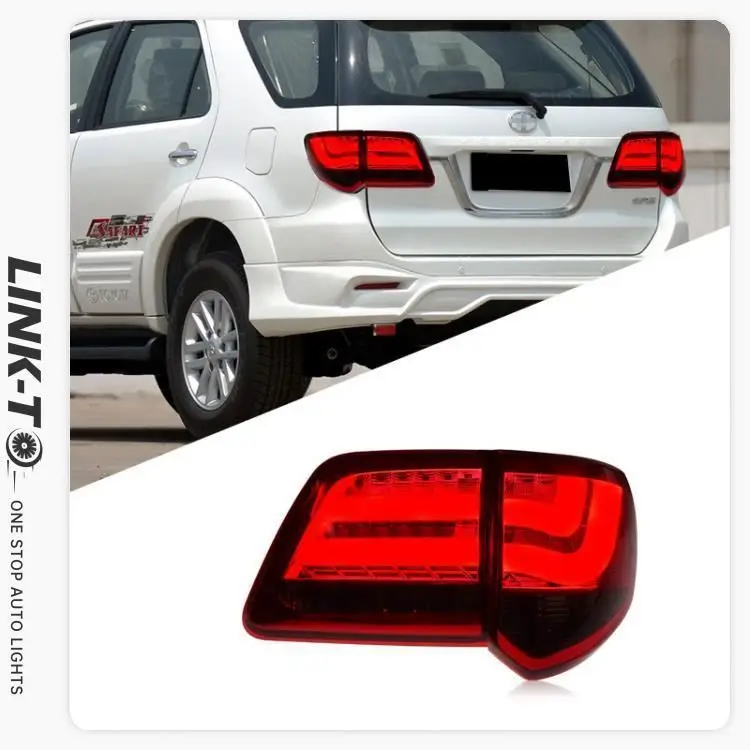 LINK-TO Car Tuning LED Rear Lights FOR Toyota Fortuner LED Tail Lamp 2012-2015  Year Back Lamp Taillight