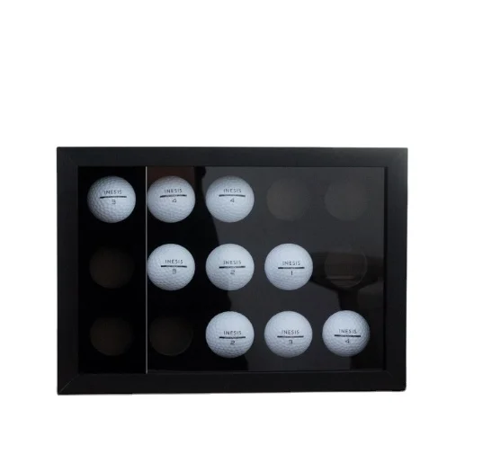 New products Wooden Case with Acrylic Dust UV Cover  Wall Mount and Freestanding Shadow Box