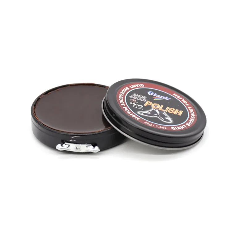 Tin Box High Quality Solid Shoe Polish 80g