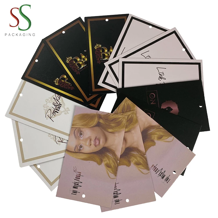 Hair Extensions Hang Tag Hair Wraps Hang Tags for Socks