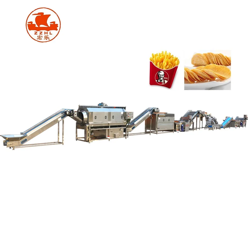 Automatic Small Lays Potato Chips Making Machine Price Product Line Delicious Chips French Frise
