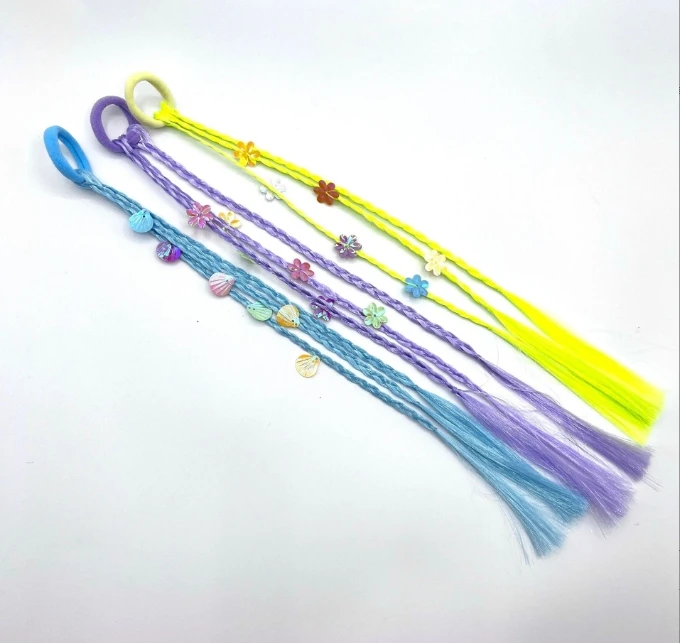 Mylulu Sweet Cool Girl Spicy Girl Bubble Fried Dough Twists Ponytail Wig Hair Extension Piece