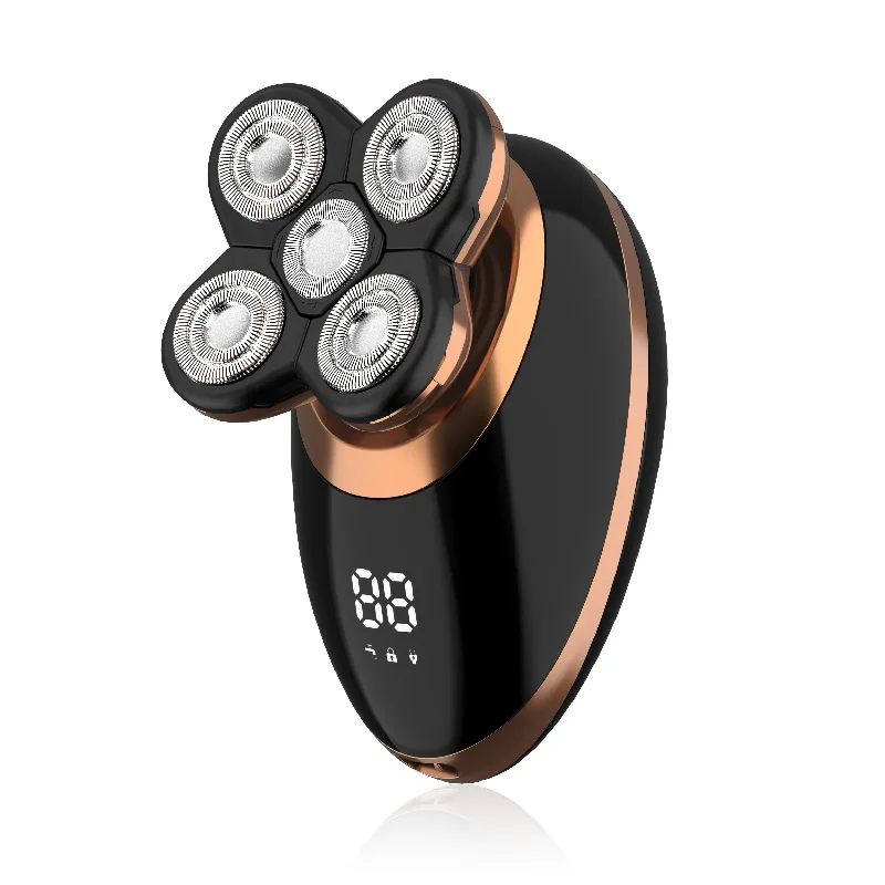 Amazon Hot Sale Shaver Grooming Kit 5 in 1 Five Head Beard Hair Razor Cordless USB Rechargeable Electric Hair Shaver for Men