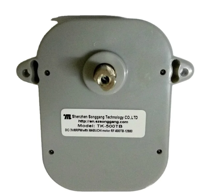 TK 500 ТБ применяется в часах winder 3V DC редукторный двигатель с низким оборотом 8 об/мин