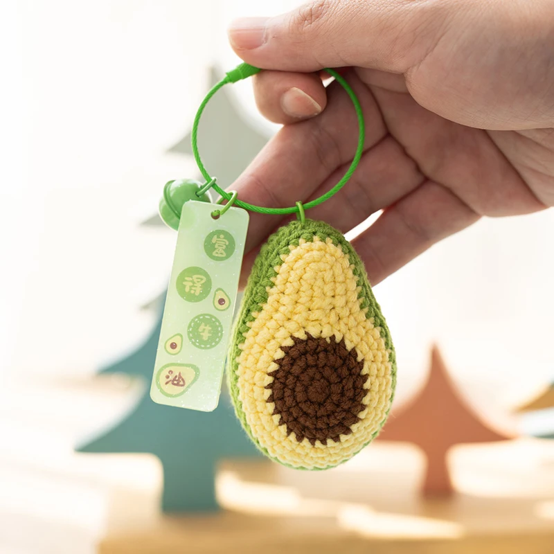 Creative New Knitted Keychain Pendant Cute Fruit Design for Maternity