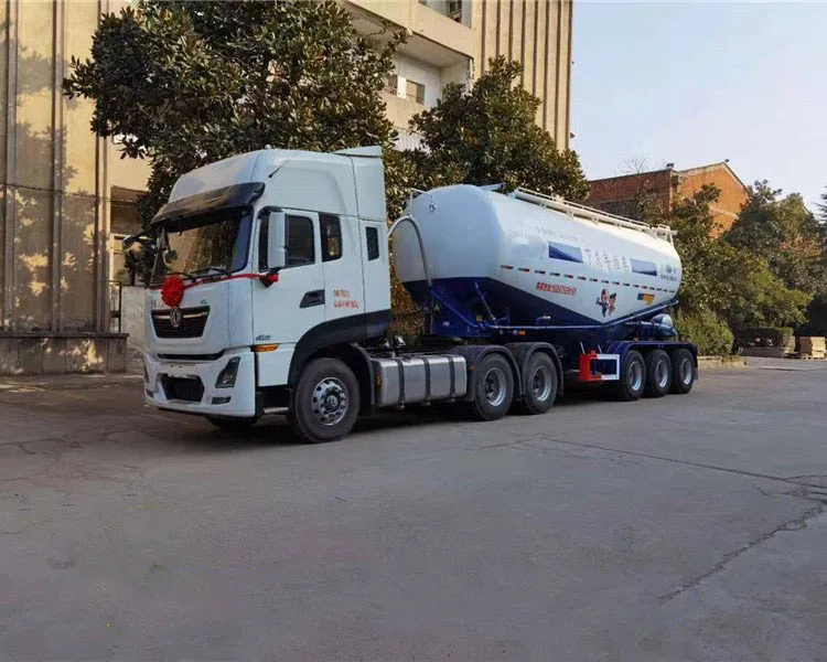Natural gas tanker 49 tons semi-hung bulk cement truck