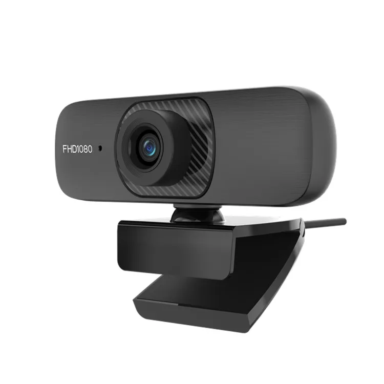 AF 90 Lens Angle & 360 Rotating FHD 1080P PC Webcam with Beauty Filter Privacy Cover Plug&Play Convenient Use