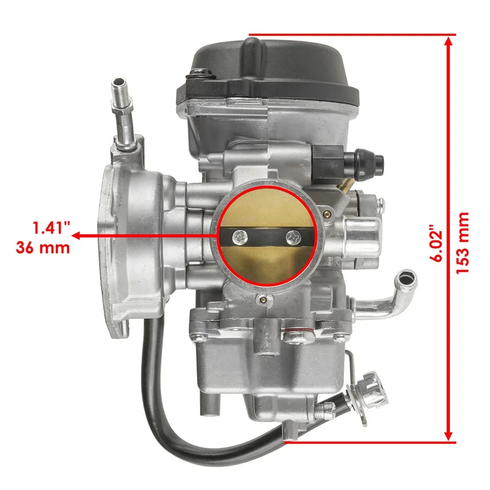 Motorcycle Carburetor 400CC Motorcycle Engine with Carb Jets for LTZ400 LTZ250 KFX400 YFM400