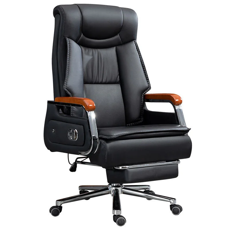 Wholesale cheap 2024 Chinese Boss Chair Business leather CEO Office chair with massage pedal, lie down,ergonomics,rotate chair
