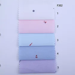 yongteng cotton polyester oxford men shirt fabric printed cotton woven