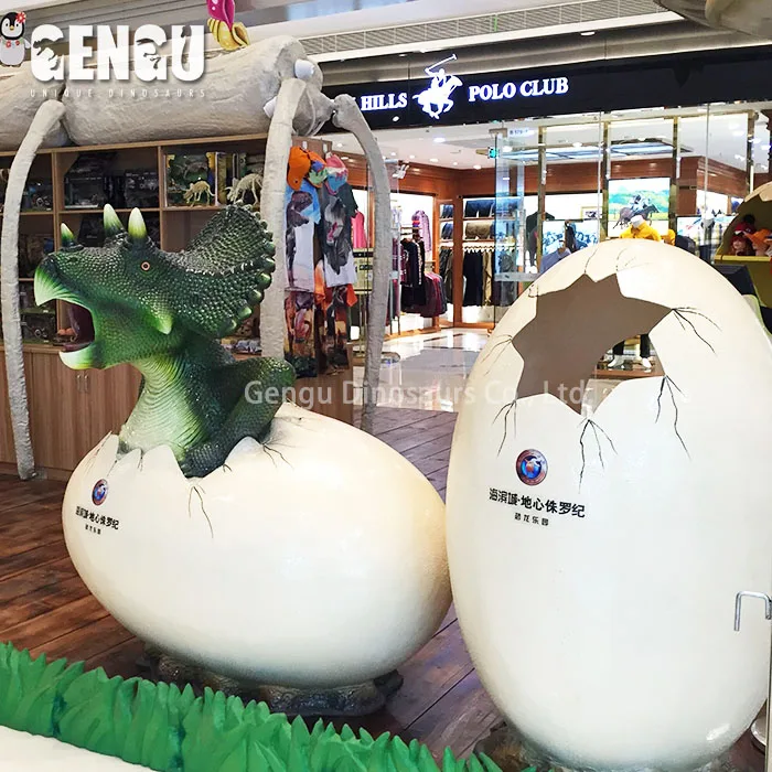 most popular environment protection dinosaur trash can for outdoor