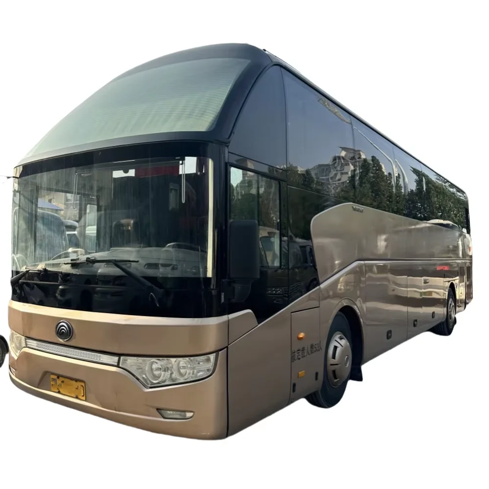 Highway long distance used passenger buses Yu tong 12m diesel 53 seats autobus double decker bus for sale