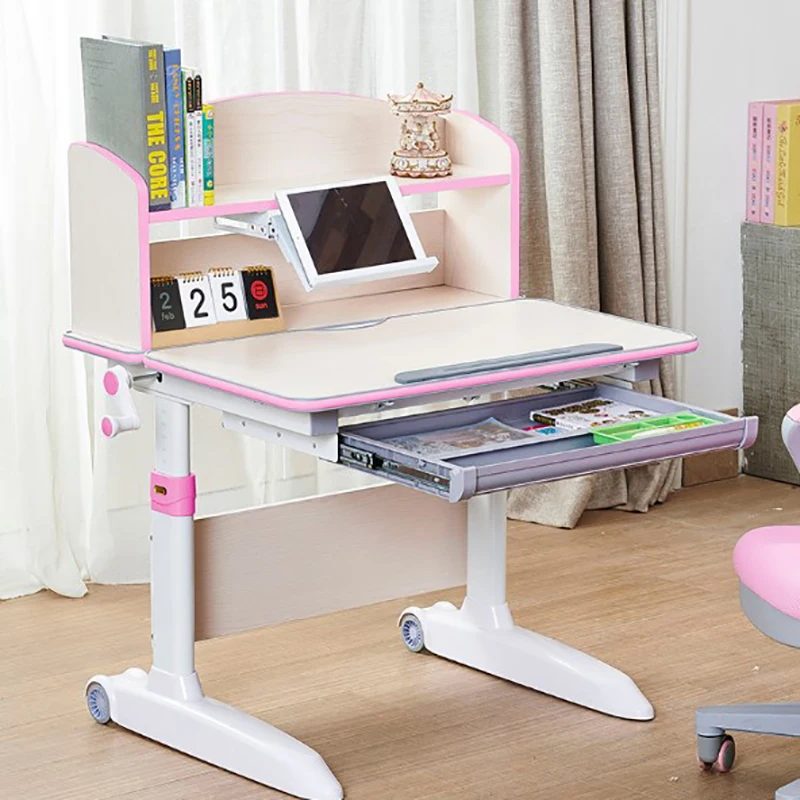 
Adjustable Homework Writing Study Table for Children Bedroom Furniture Set 
