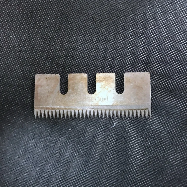 
Зубчатое ПЕРФОРИРОВАННОЕ лезвие превосходного качества 75x30x1,5 мм для упаковочной машины 