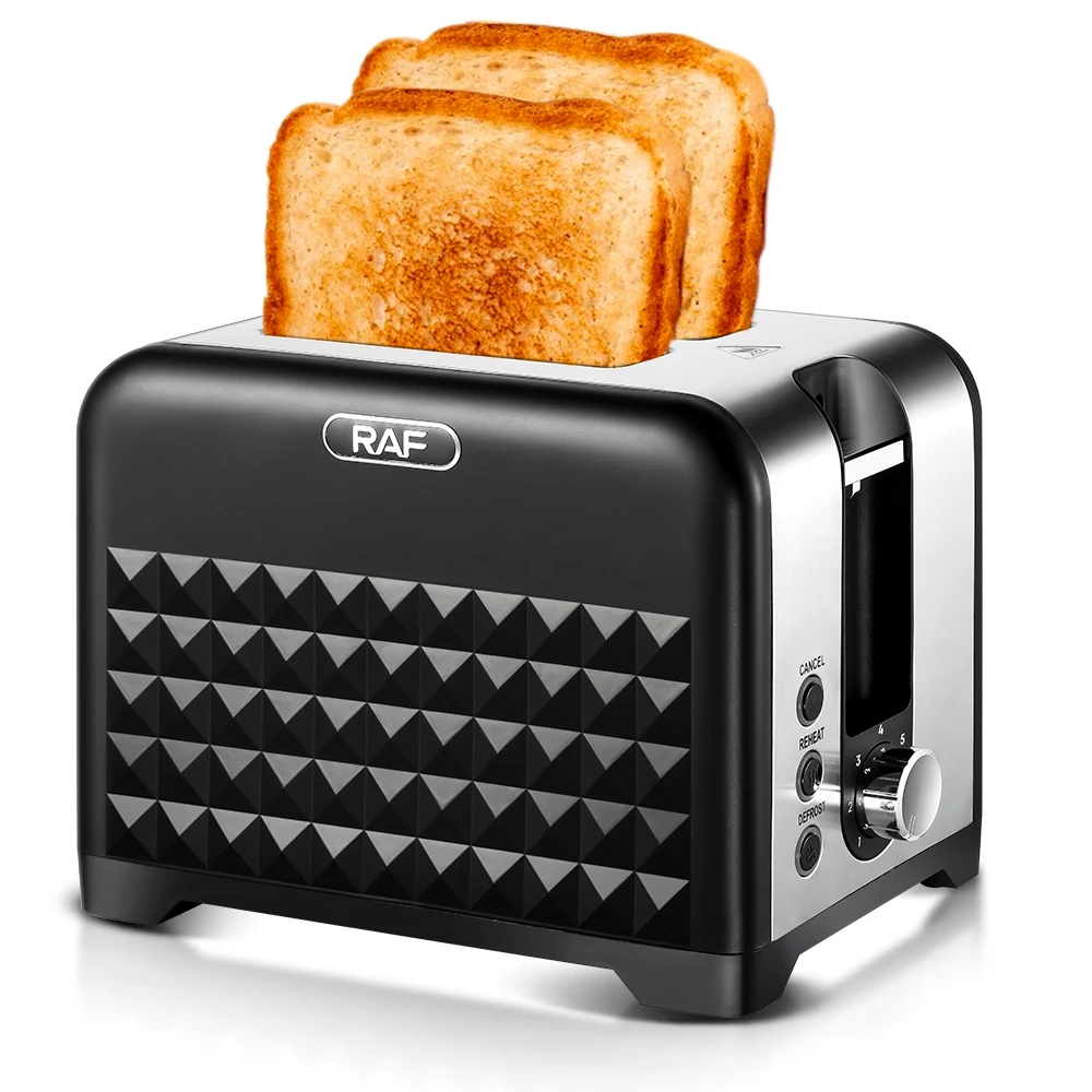 RAF New Quality Automatic Electric Bread Machine Sandwich Breakfast Bread 2 slice Toaster