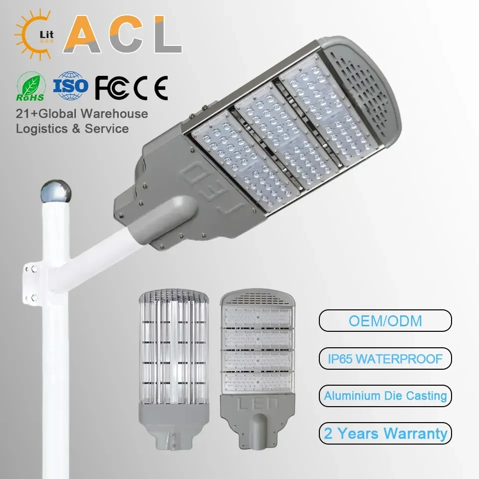 Outdoor Foldable Wireless Ip66 Waterproof Die Aluminum Poles Lighting Modern 300w 400w 500w 600w LED Capacitor Streets Light