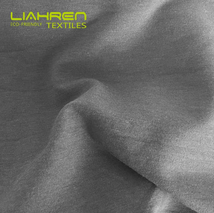 
Best Selling Bamboo Cotton SpandexJersey Fabric 68%bamboo27%cotton5%spandex Knitted Tshirt Fabric 
