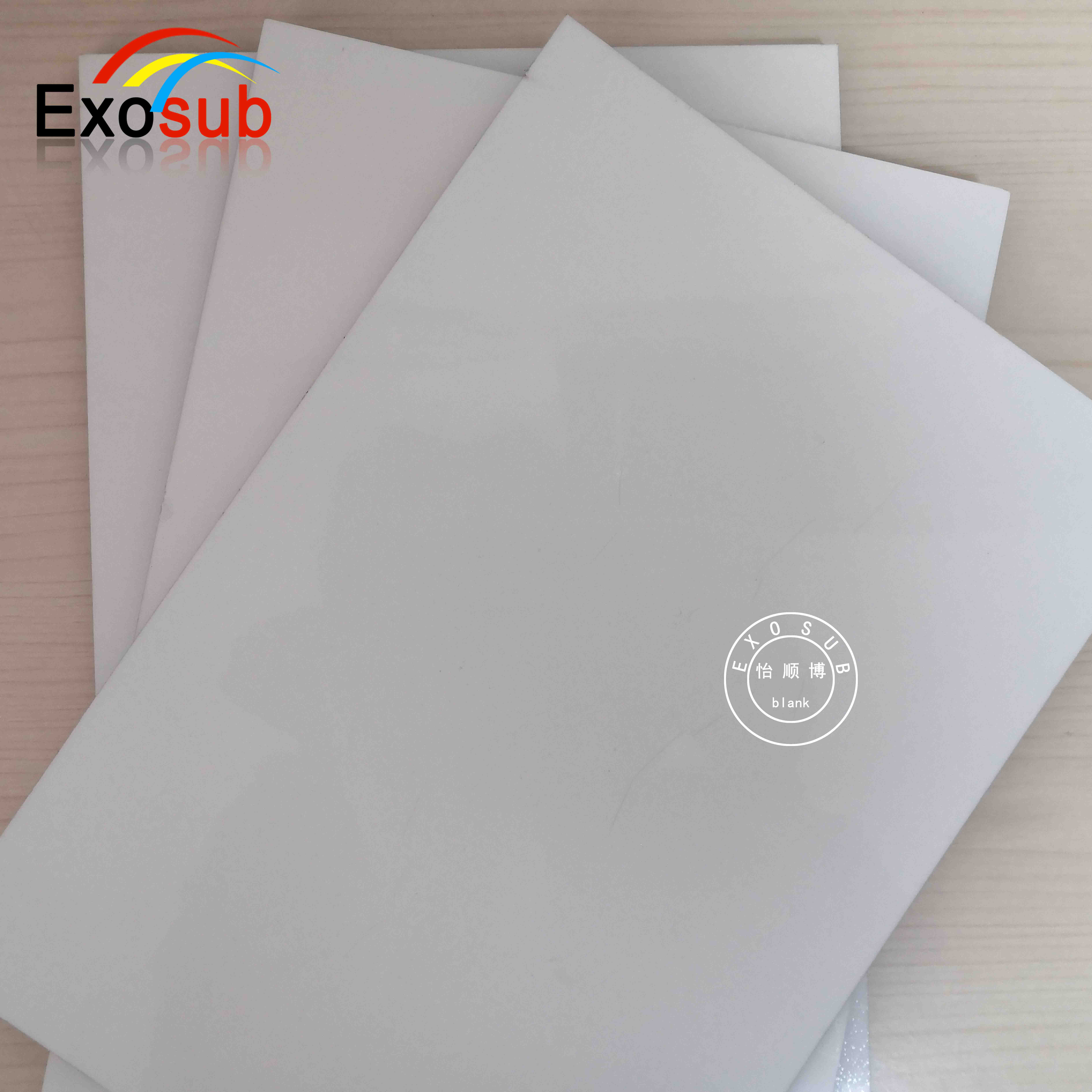 Heat transfer 5mm sublimation blank cutting melamine MDF board