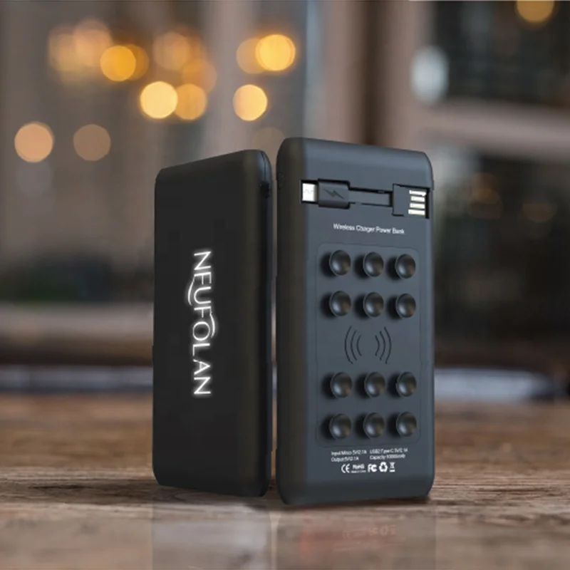 VPB-967WL мульти функциональный мобильный источник питания 10000 мАч Универсальный Power Bank и безопасное зарядное устройство для беспроводной Дополнительный внешний аккумулятор