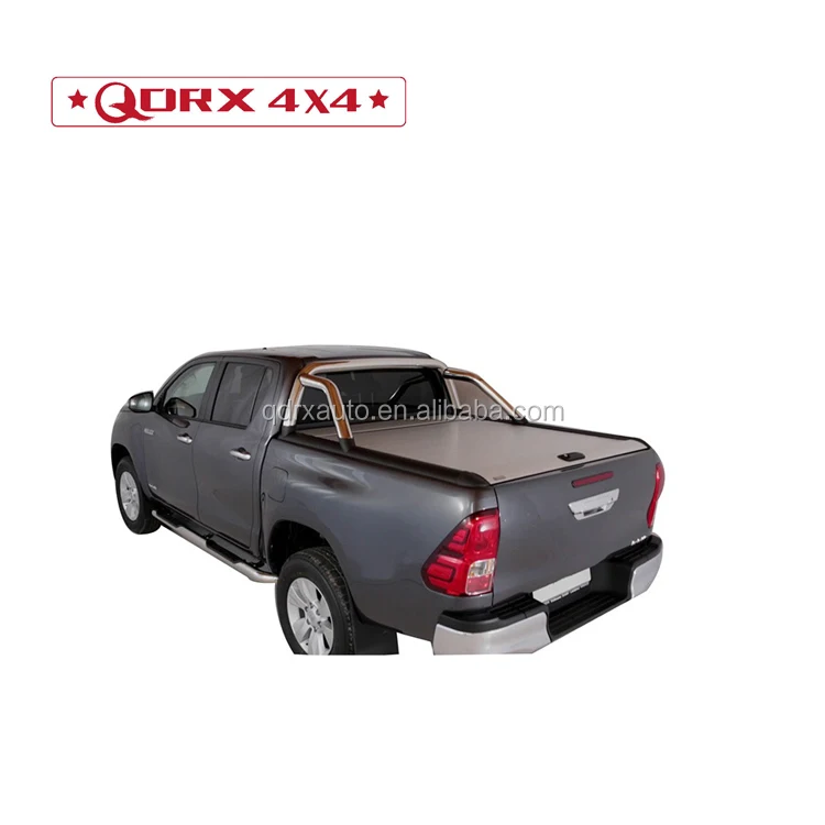 Auto 2019 New Design Automatic Hard Rolling Truck Bed Cover Retractable Tonneau Cover For hilux/Revo Vigo