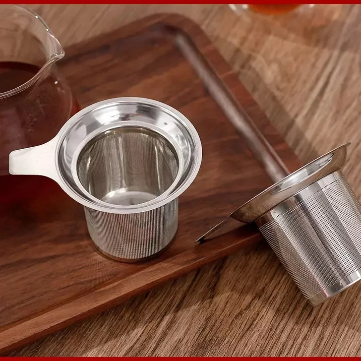 Tea Filter Stainless Steel Tea Cup Infuser Basket Fine Mesh Steeper Kitchen Accessory Tea Strainer For Hanging On The Teapot Mug
