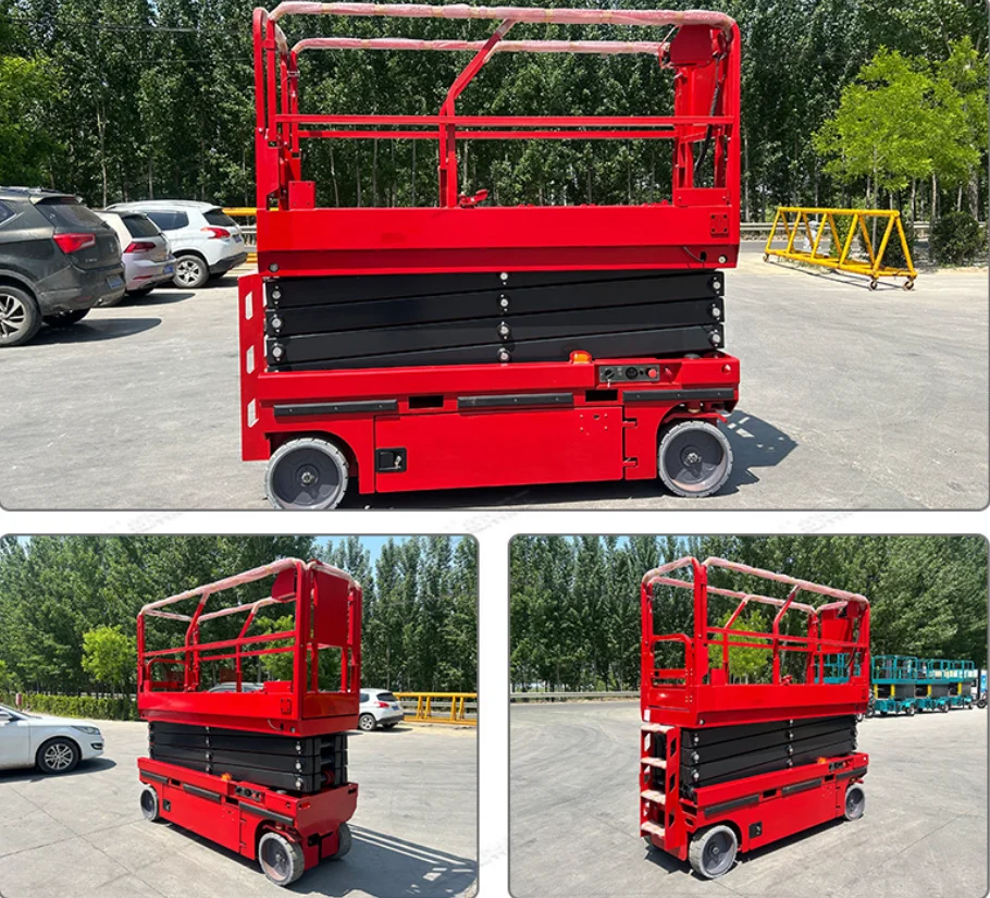 13 to 59ft Electric scissor lift for car maintenance automobile maintenance platform scissor car lift 4 to 18m