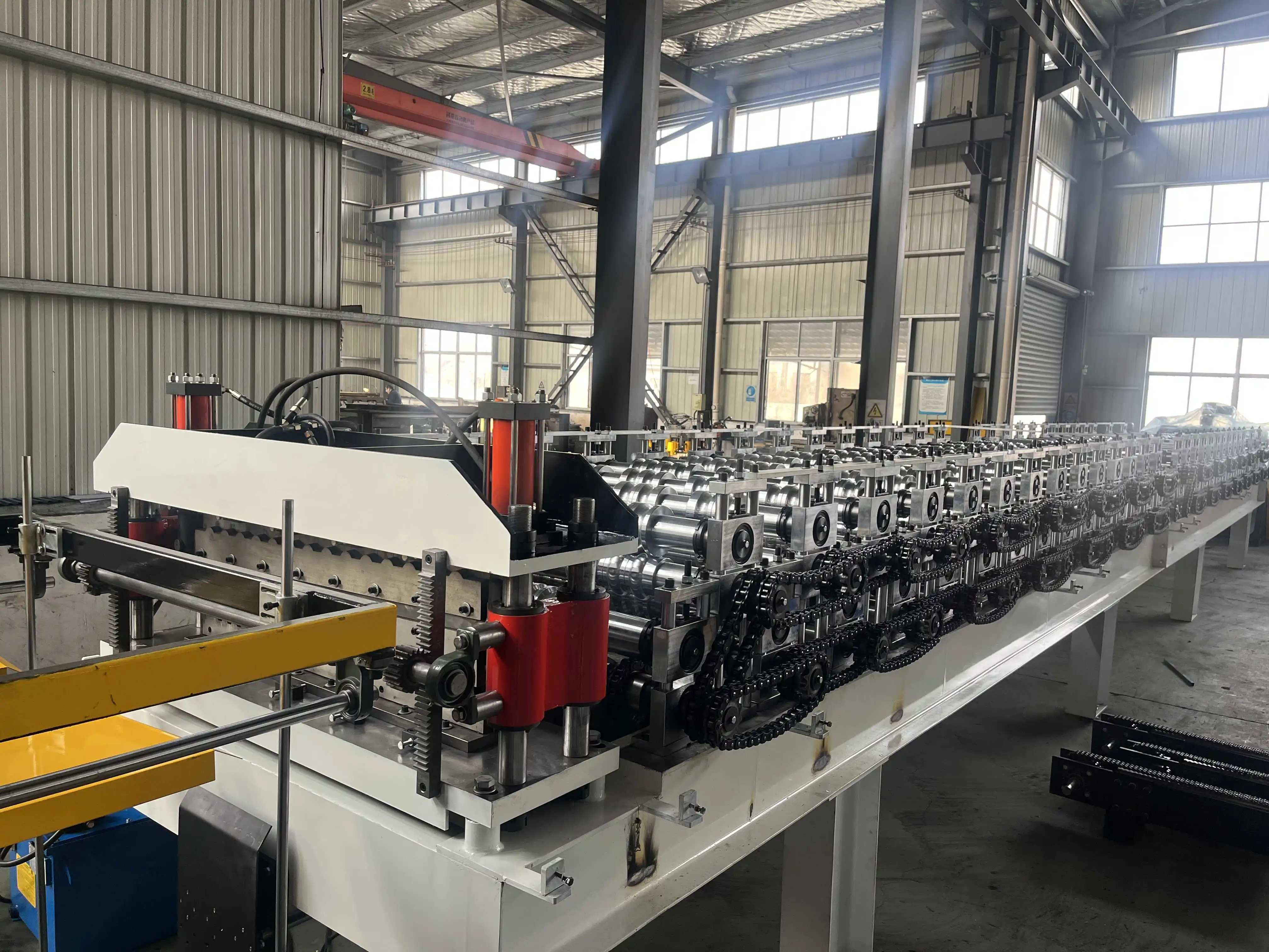 High quality glazed tile IBR sheet double layer trapezoidal roof press making machine roll forming machinery
