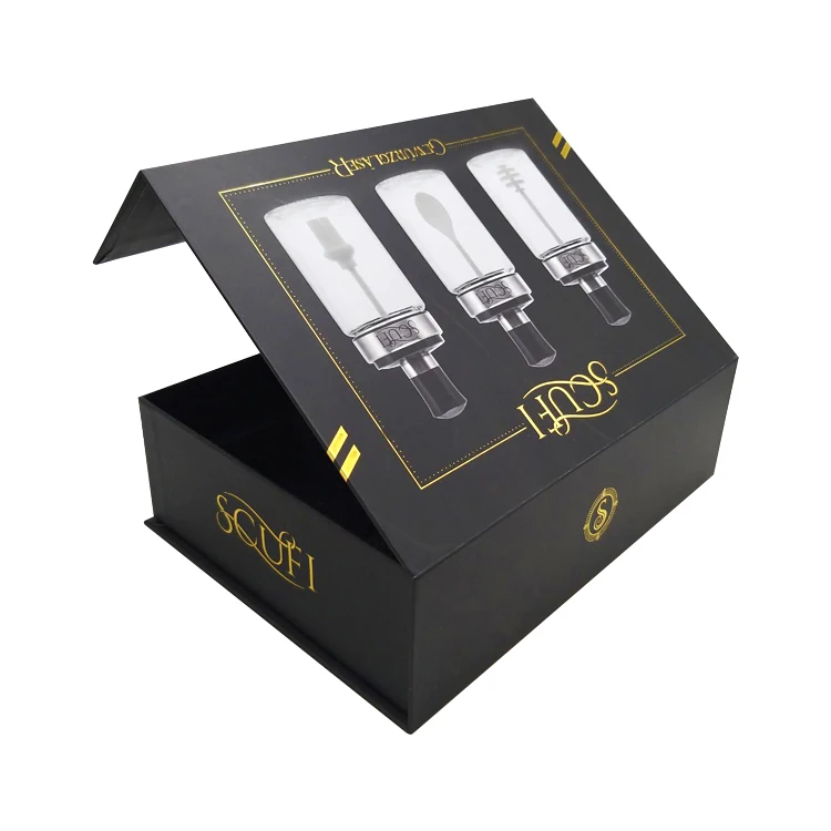 Custom Logo Wholesale Empty Retail Apothecary jar packing box Sauce Seasonings Condiments Bottle Hot Sauce Packaging Box