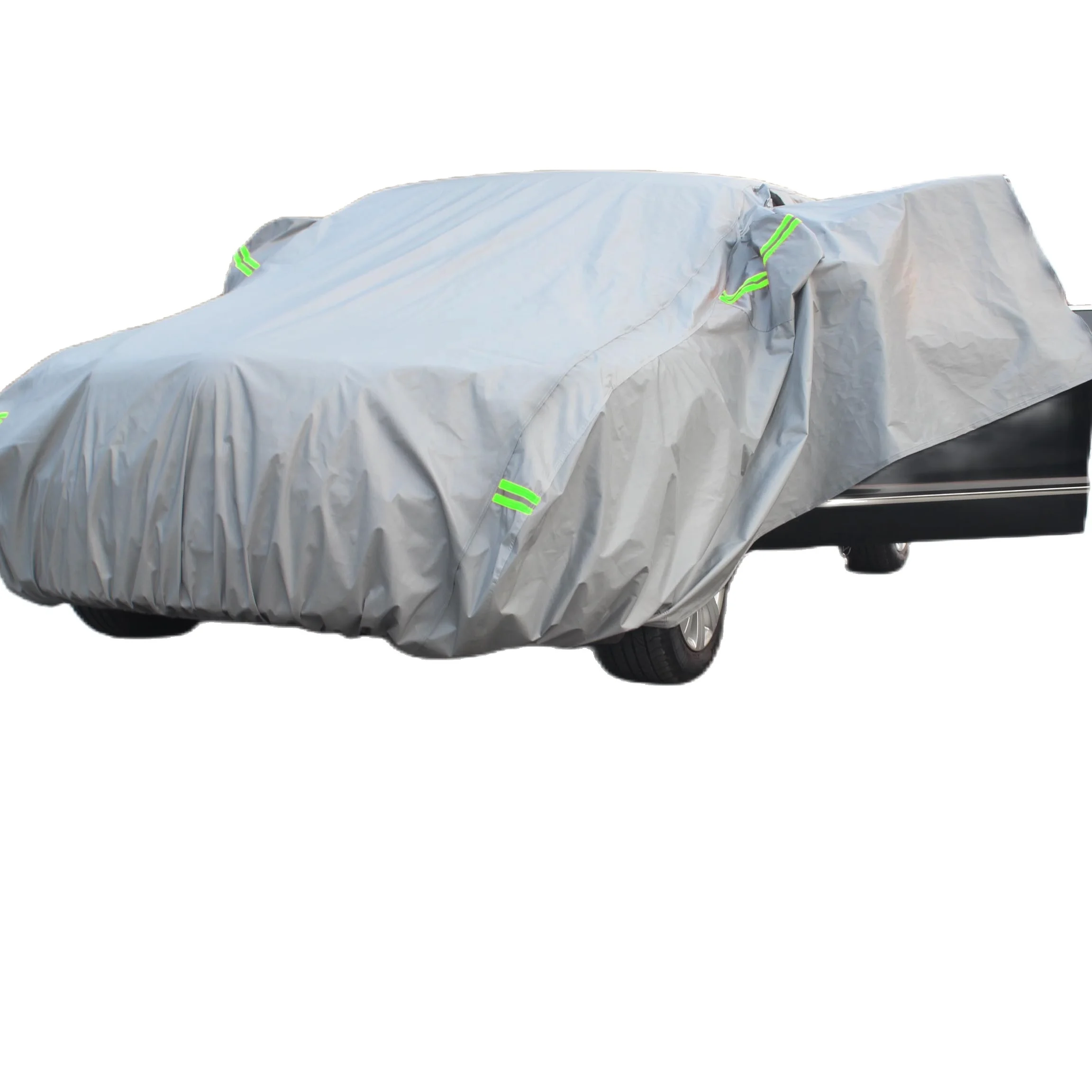 Car thickened black PP padded cotton outdoor 210g hail proof car cover
