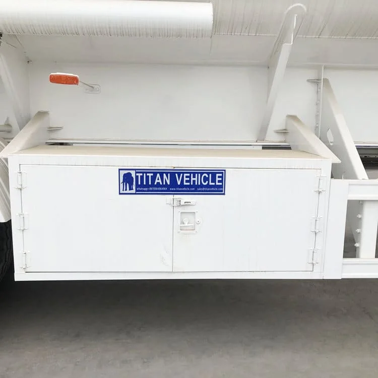 TITAN Shipping 40000 Liters Fuel Tanker Trailer 3 Axle Oil Tanker Trailer Manufactures Customized New In 2024