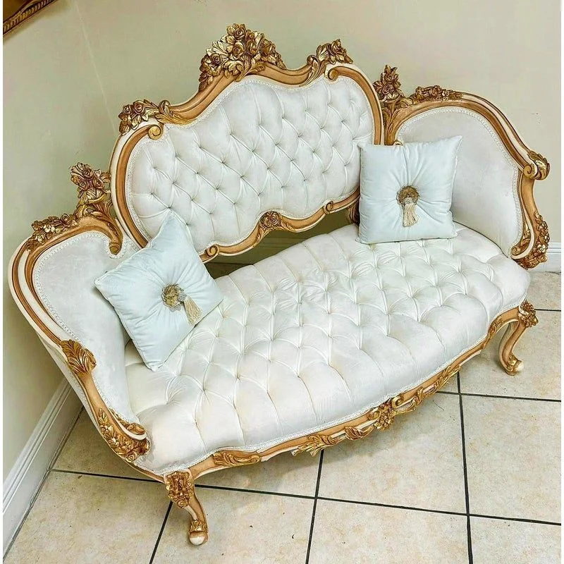 Cheap price Modern Leather King Throne Sofa Chair Two Seater Sofa for Bride and Groom for Wedding Events for Banquet Party