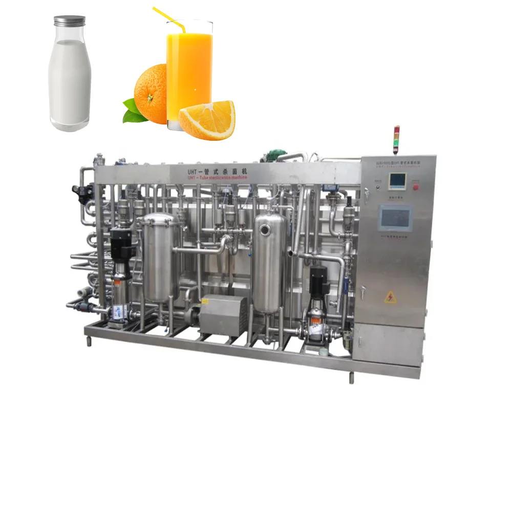 Automatic Tubular Sterilizer pasteurization liquids UHT Sterilizer Machinery