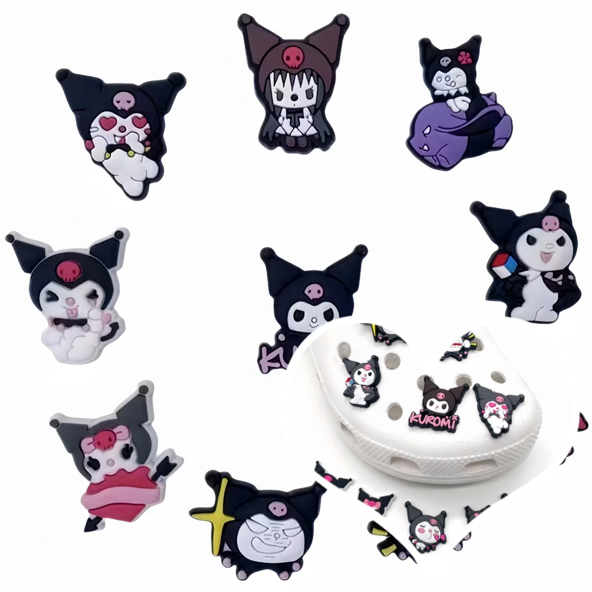 2024 Новое поступление, украшения для обуви, оптовая продажа, ПВХ, индивидуальный дизайн, классические Мультяшные персонажи, милые аксессуары для обуви