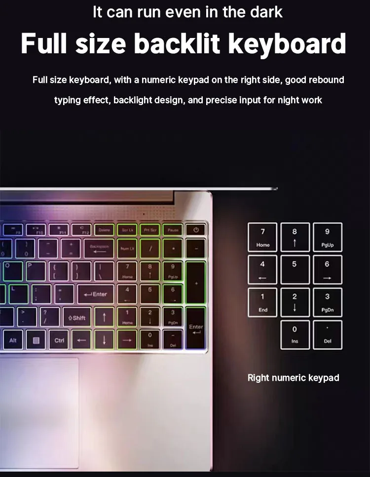 Laptop 8GB 128GB 512GB 1TB USA Store 16 inch Computer PC Core i7 13th Gen Generation Laptops Brand New Ordinateur Portable