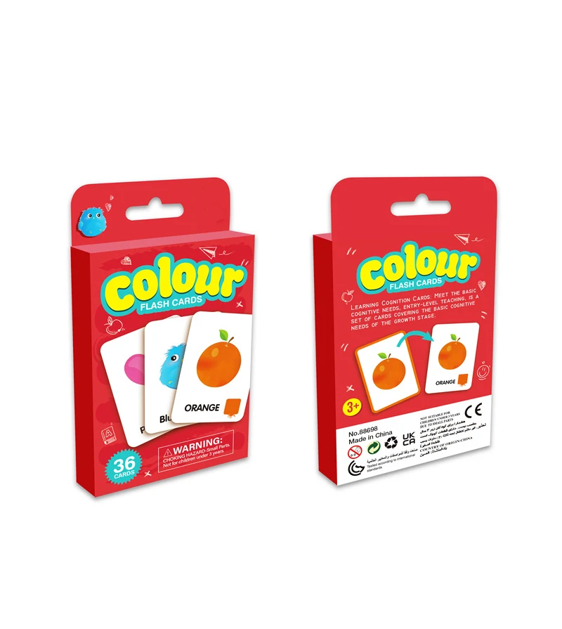 Custom Paper Early Education Baby Cognition Cards Toys Learning Flash Cards/Cognitive Cards