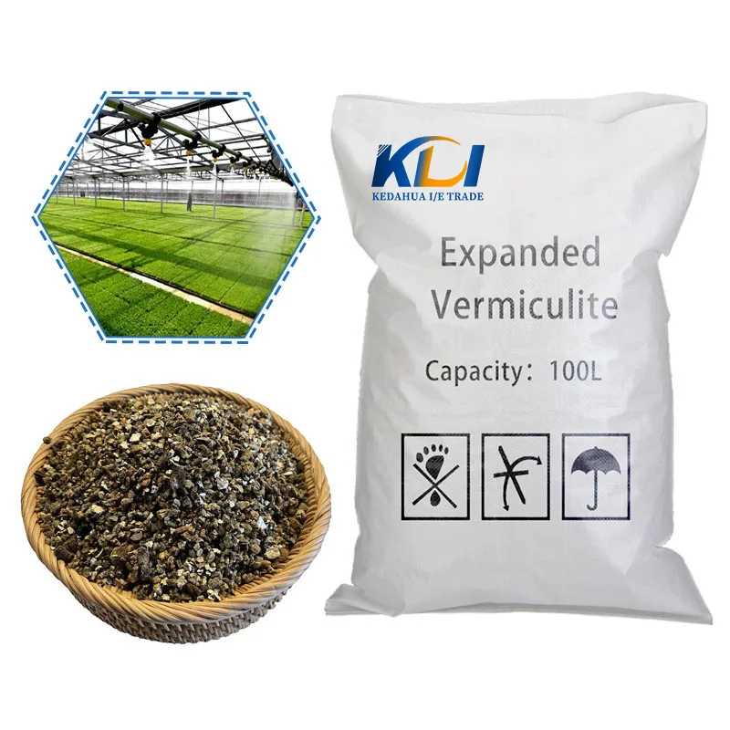 Direct sale for cultivating seedlings vermiculite 0-3mm expanded vermiculite gold color vermiculite