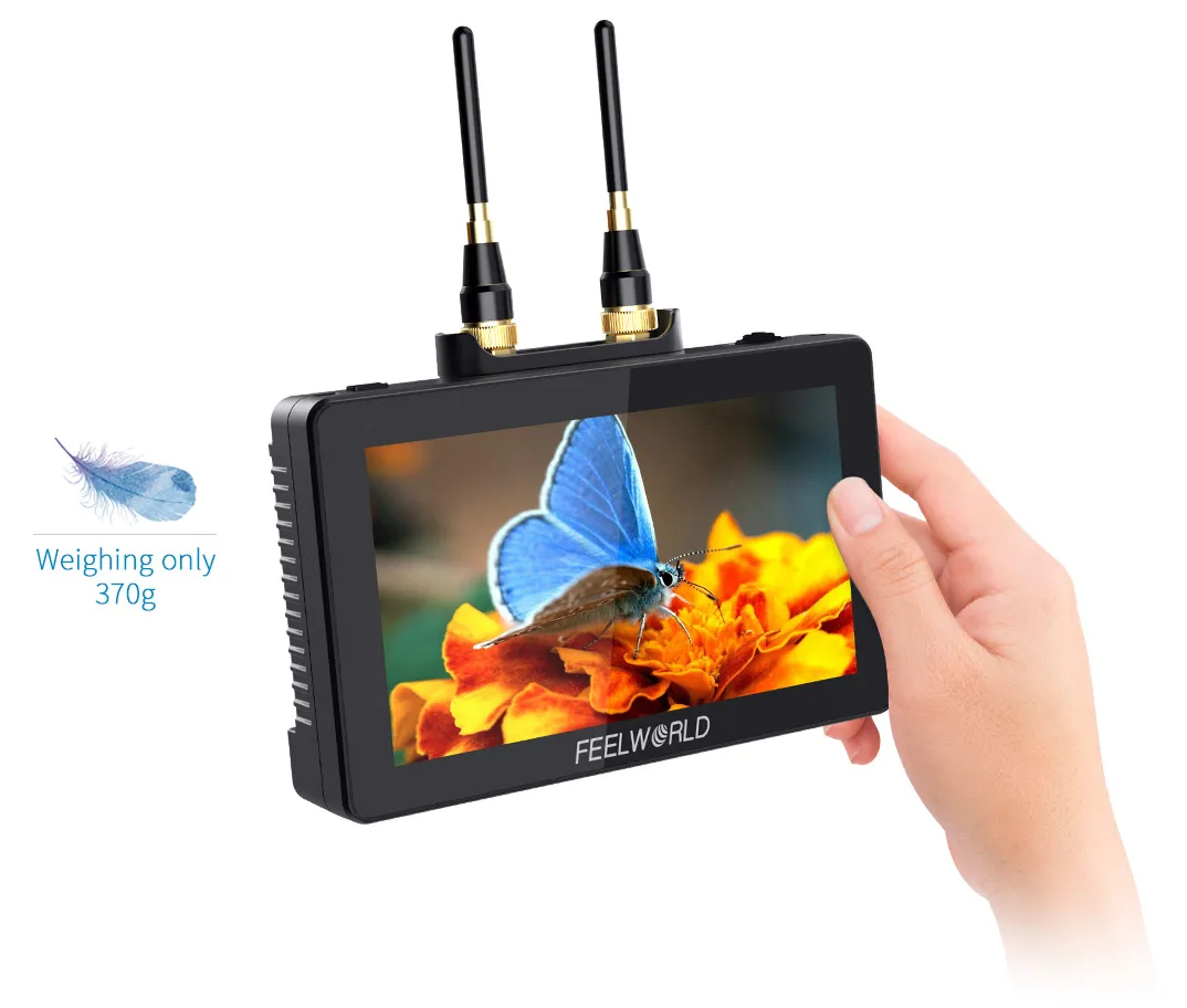 FEELW  ORLD FT6 FR6 5.5 Inch1000ft camera monitor hd    mi input and output Wireless Transmission dslr field monitor