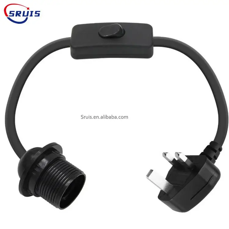 Fused UK Japan Power Cable kettle AC Cable 1.5m 0.75MM2 IEC C13 Power Supply Cord For Laptop
