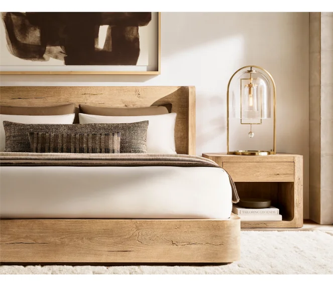 High end bedside table bedroom furniture luxury solid wood nightstand