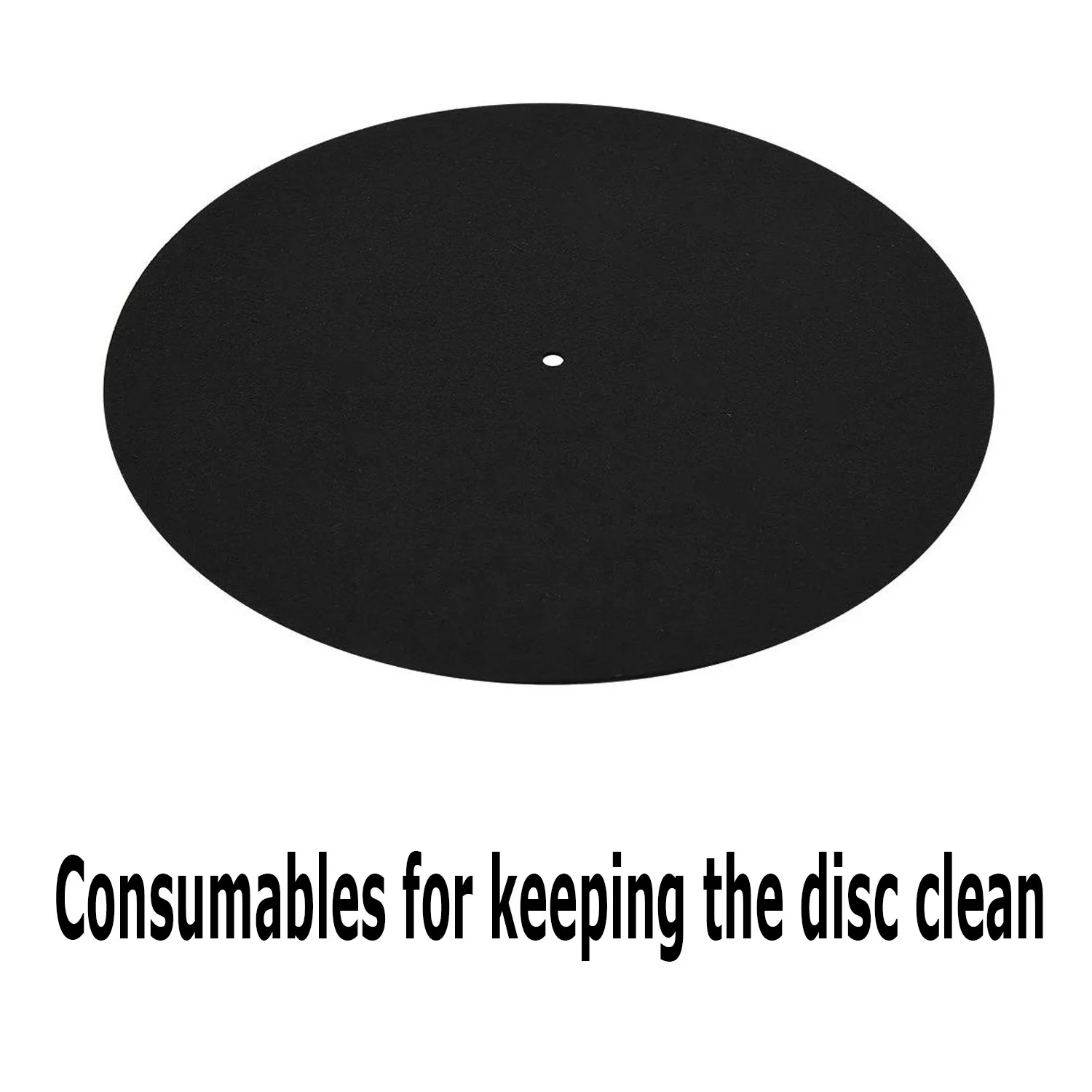 7 8-дюймовый анти-статический черной фетровой Turntable блюдо коврики для LP Виниловый