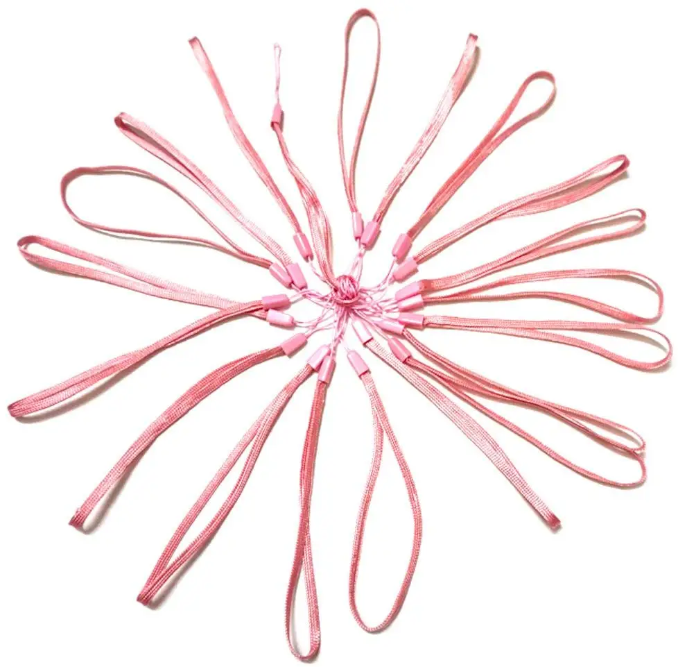 Bundle 7 Inch Durable Nylon Hand Wrist Strap Lanyard Strings for USB Flash Drives Pedometer,Cellphone, Camera and Keys