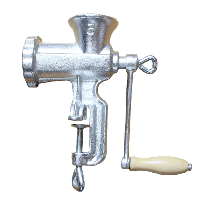 Cast Iron Handle Operating Meat Mincer Manual Meat Mixer Grinder