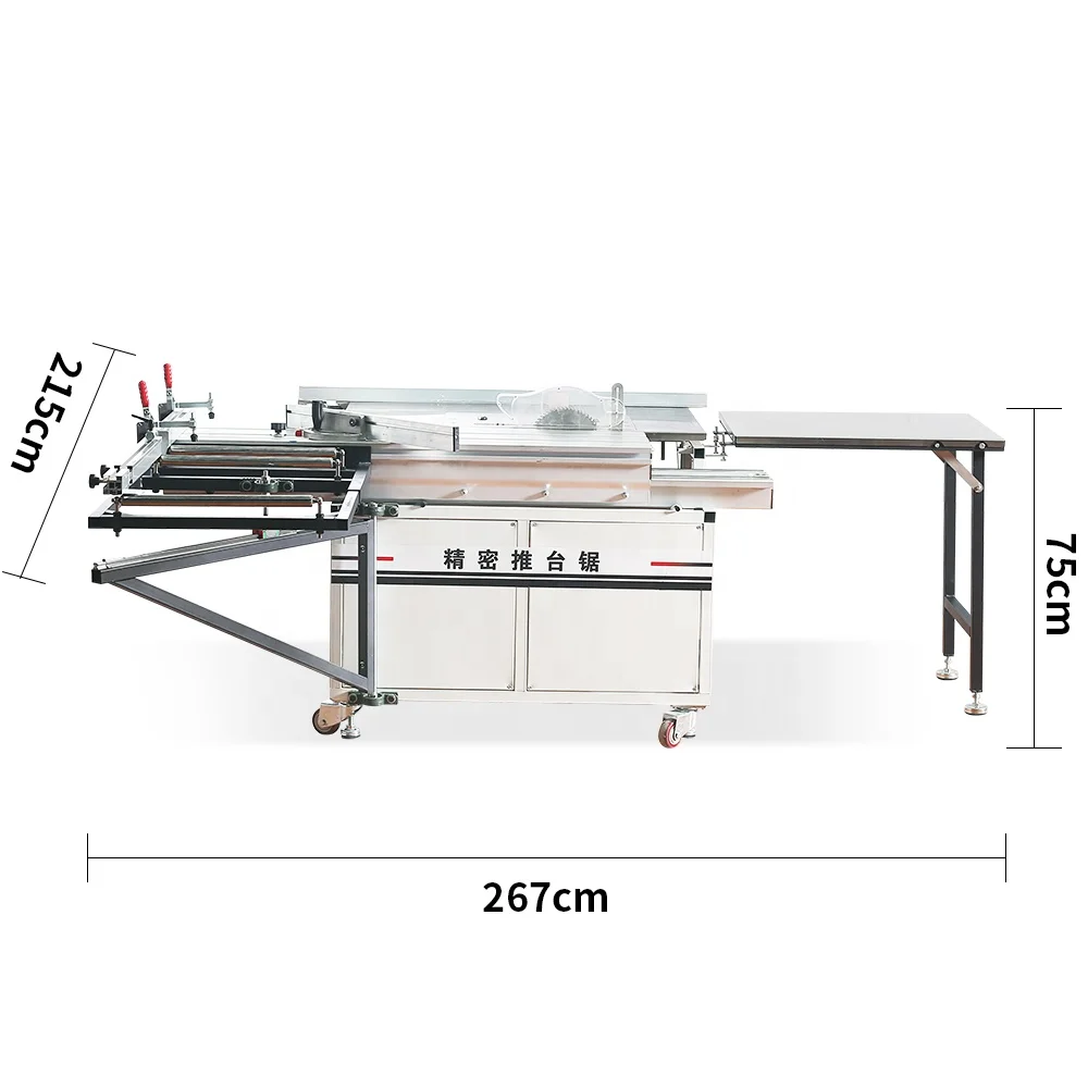 Маленькая Поворотная кронштейн, беспыльный, складной, точный раздвижной стол, пила для резки панелей, машина для резки древесины