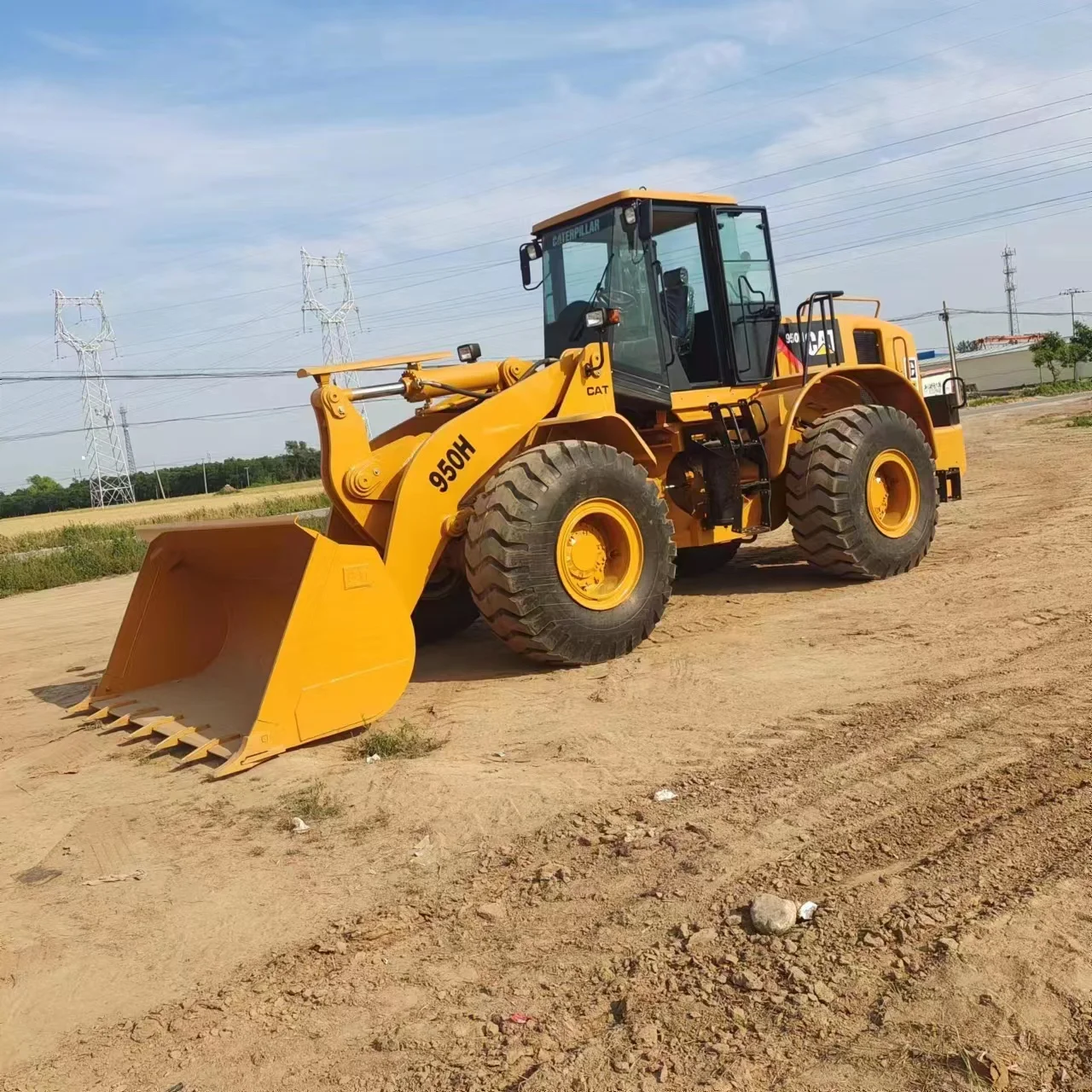 Used Caterpillar 950H Wheel Loader with Front Shovel Engine as Core Component Caterpillar Machinery